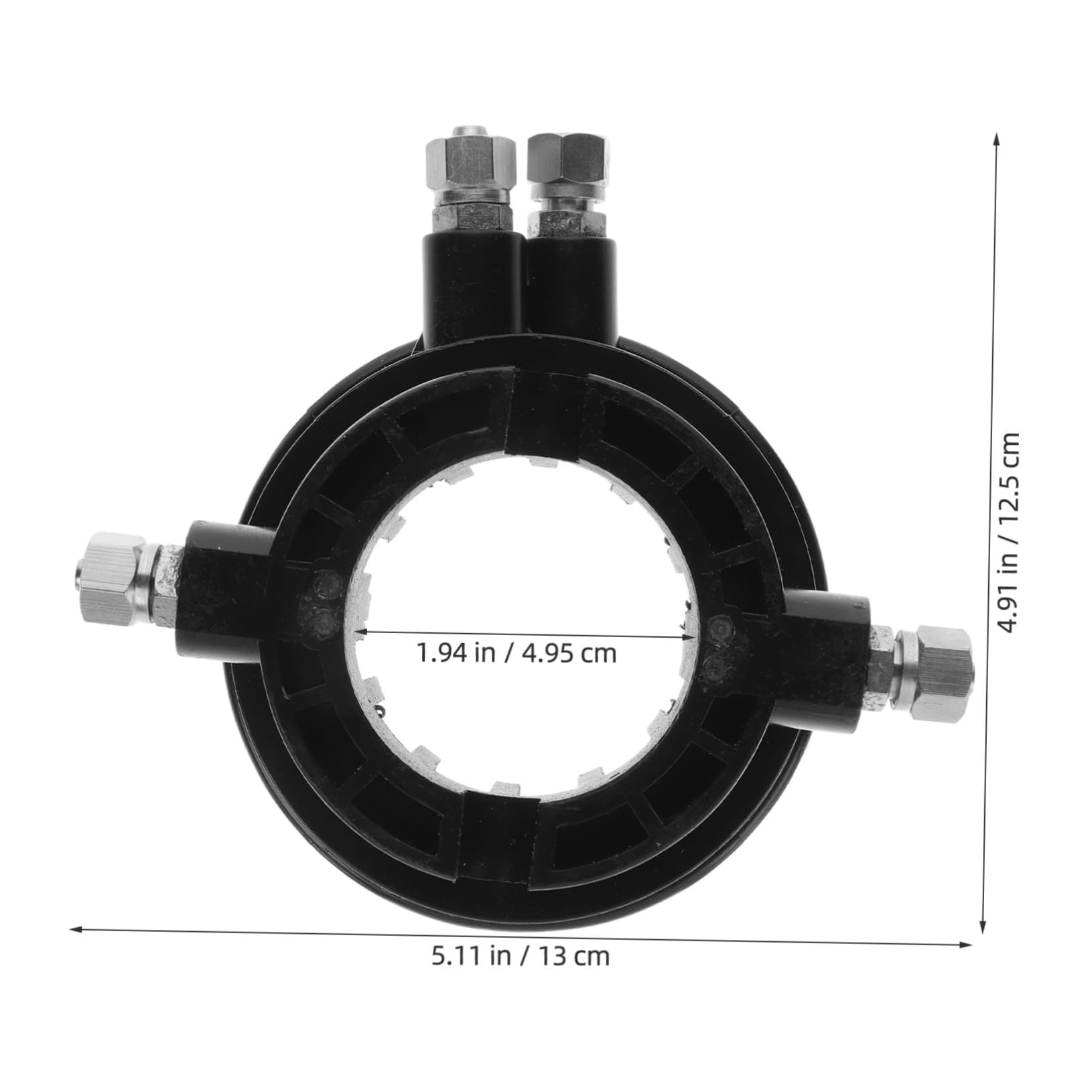 Coupleur Rotatif pour Démonte-pneus, Vanne D’air 8mm, Plastique Métal Noir