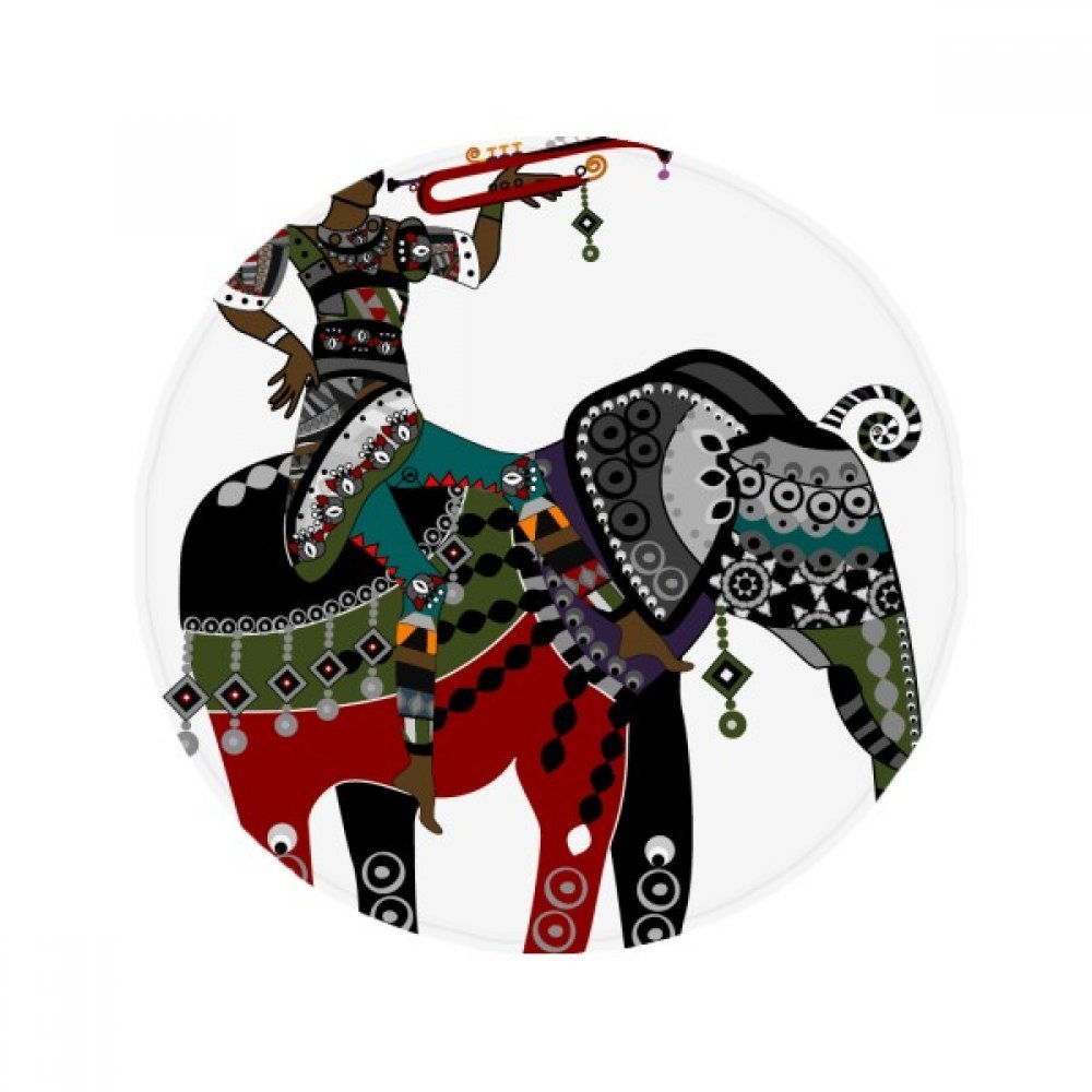 Tapis de bain antidérapant avec motif éléphant de Chine de 80 cm pour sécuriser le salon