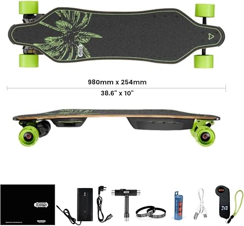 Miniatura 5 de MEEPO V3SV5V5ERENVY - Patineta eléctrica con control remoto, velocidad máxima de hasta 29 mph, frenado suave de 4 velocidades, diseño de asa de