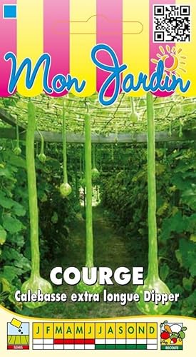 Sachet de graines de Courge calebasse extra longue dipper - 3 g - légume décoratif - LES GRAINES BOCQUET