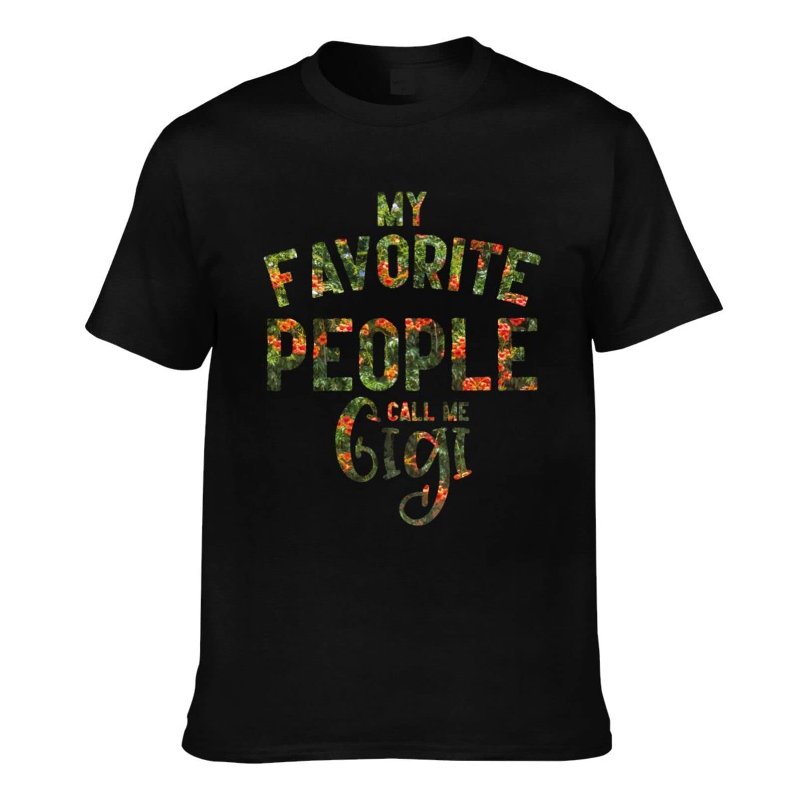 VDSA My Favourite People Call Me Gigi Men's Short Sleeve Cotton T-Shirt