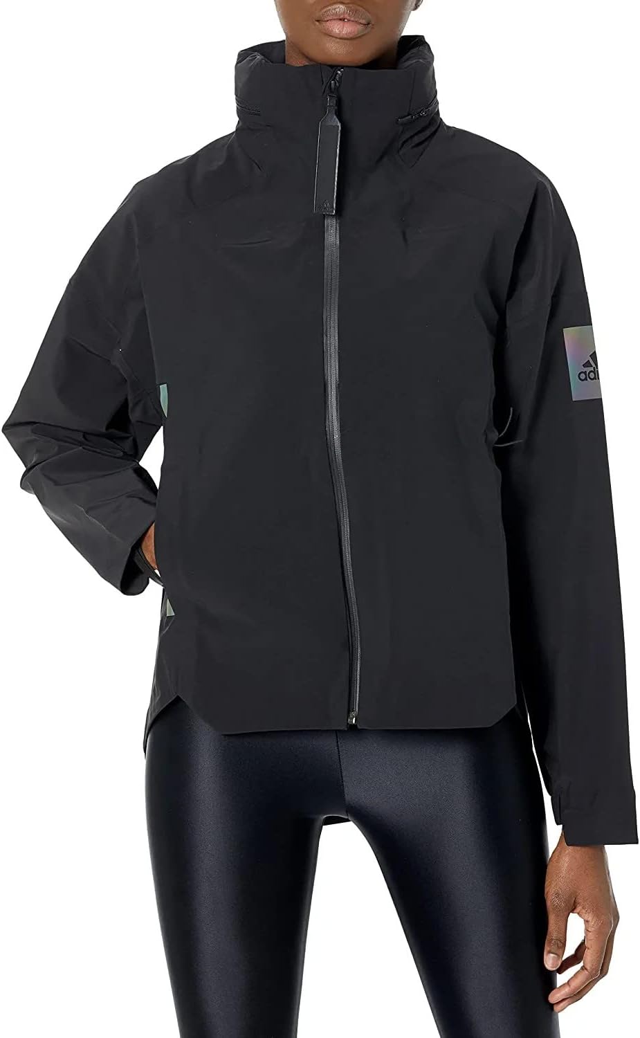 adidas reflective running jacket