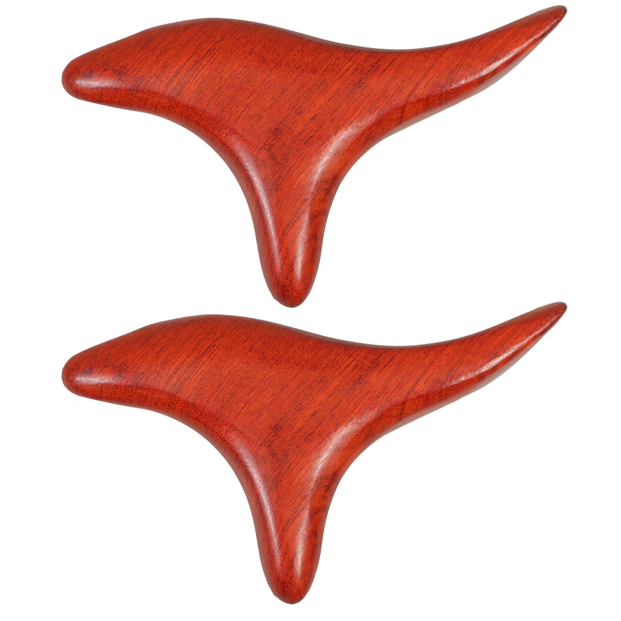 EXCEART Wooden Massage Stick 2Pcs Set Trigger Point Massage Tool for Muscle Roller Therapy Body Massager for Legs Arms Neck Back Relief