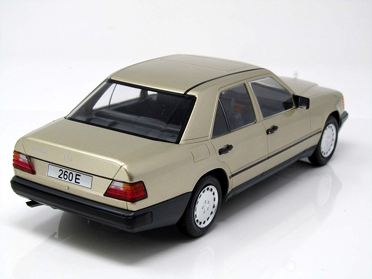 MCG Mercedes W124 260E 1984 Light Brown Metallic Model Car 18098 1