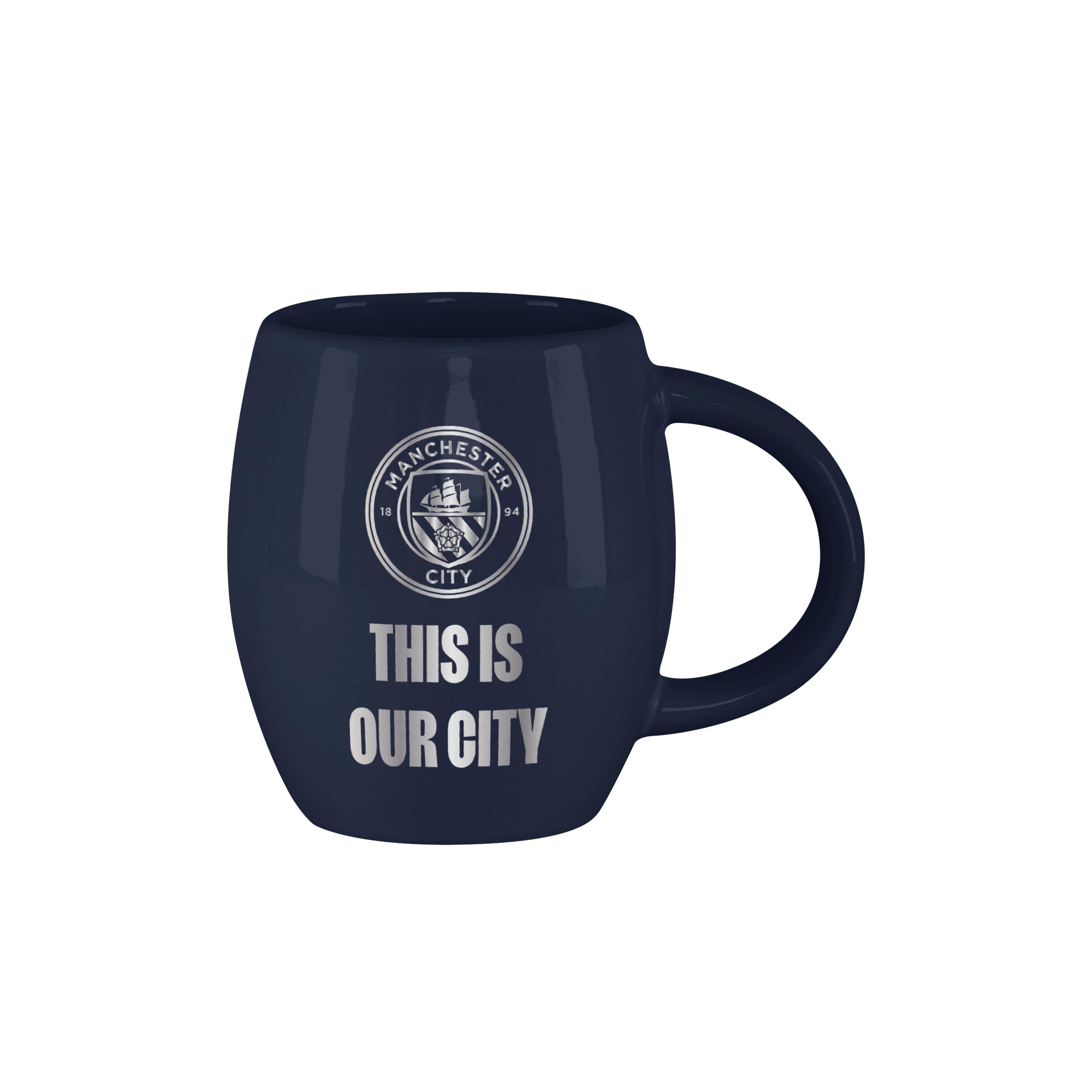 FOCO Officially Licensed Manchester City This is Our City Slogan Tea Tub Mug
