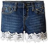 Vigoss Girls' Floral Crochet Short
