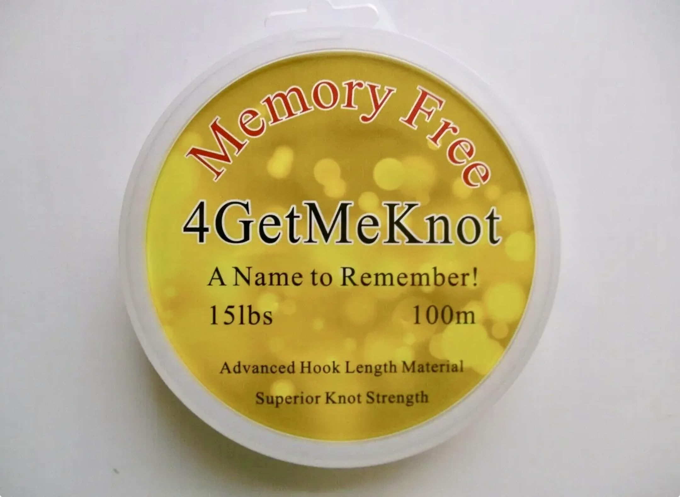AMNESIA 4GETMEKNOT MEMORY FREE FISHING LINE/MONO - (100m, 15lb)