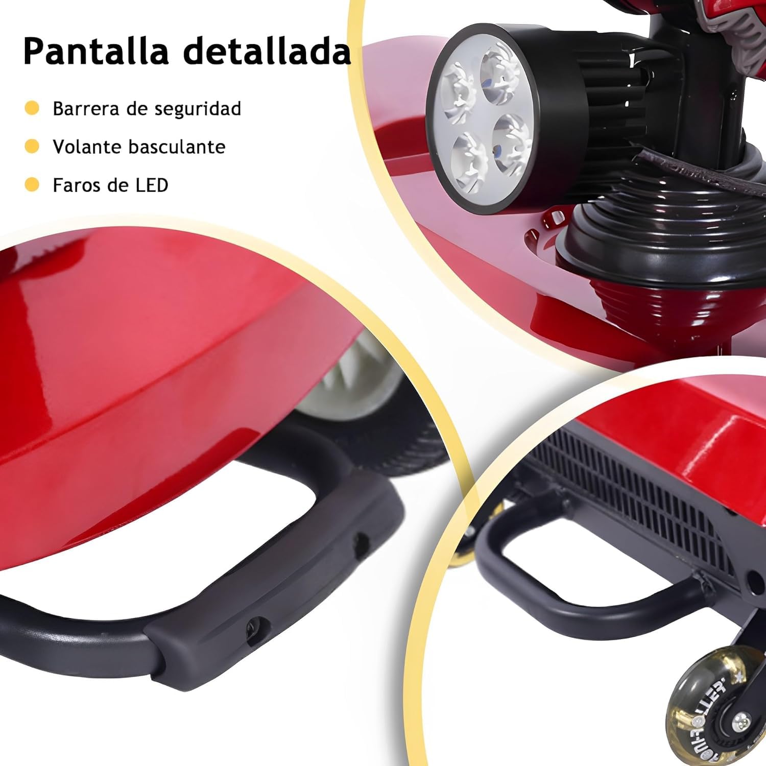 Scooter De Movilidad Eléctrico para Personas Mayores,Scooters De Movilidad Plegables,Triciclo Eléctrico,Scooter De 3 Ruedas,Viene con Batería,Cargador Y Cesta De Almacenami Red