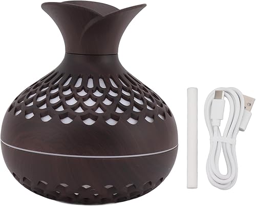 Miniatura 1 de Honio Mist Humidificador, difusor de grano de madera para dormitorios (marrón oscuro)