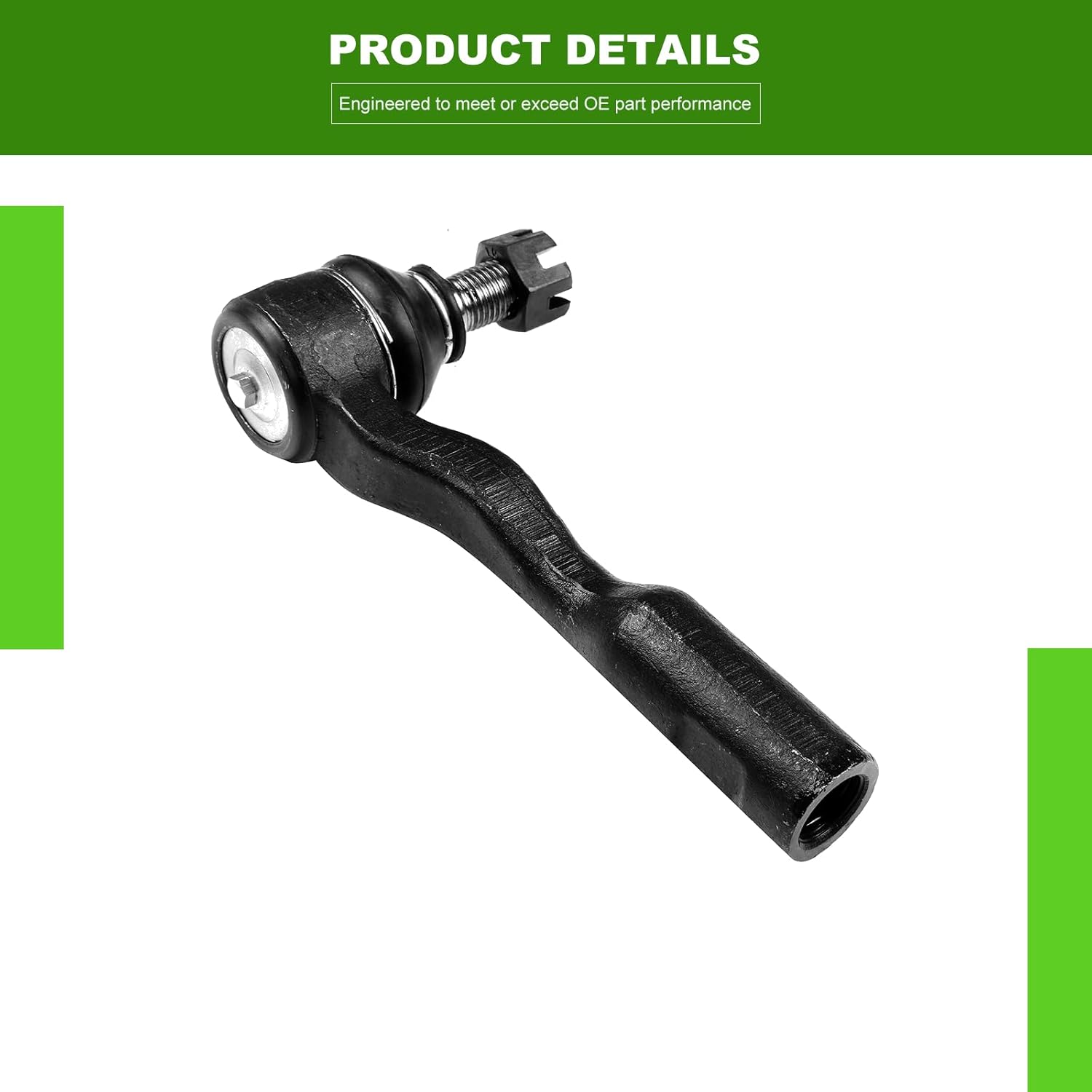 SCITOO 4pcs Front Suspension Kit Inner Tie Rod End Outer Tie Rod End Fit 2003-2007 For Toyota For Sequoia 2003-2006 For Toyota For Tundra