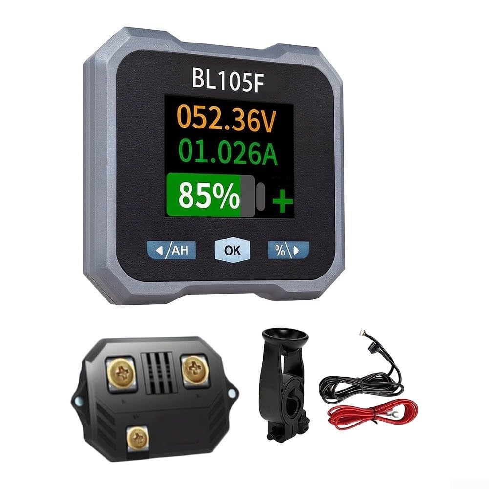 Para monitor de batería 10-100V 400A pantalla de voltímetro digital