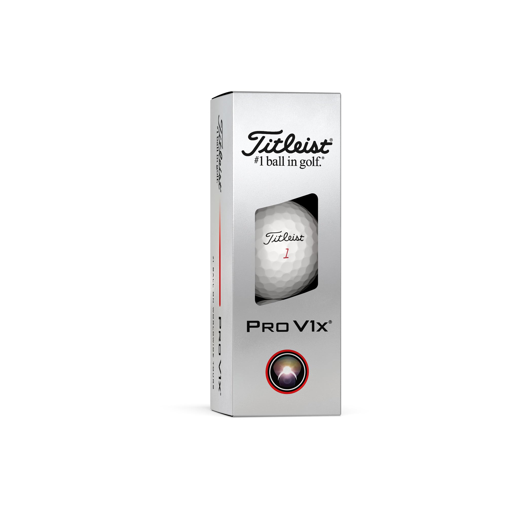 Titleist 2025 Pro V1x Golfbälle, Weiß (EIN Dutzend)