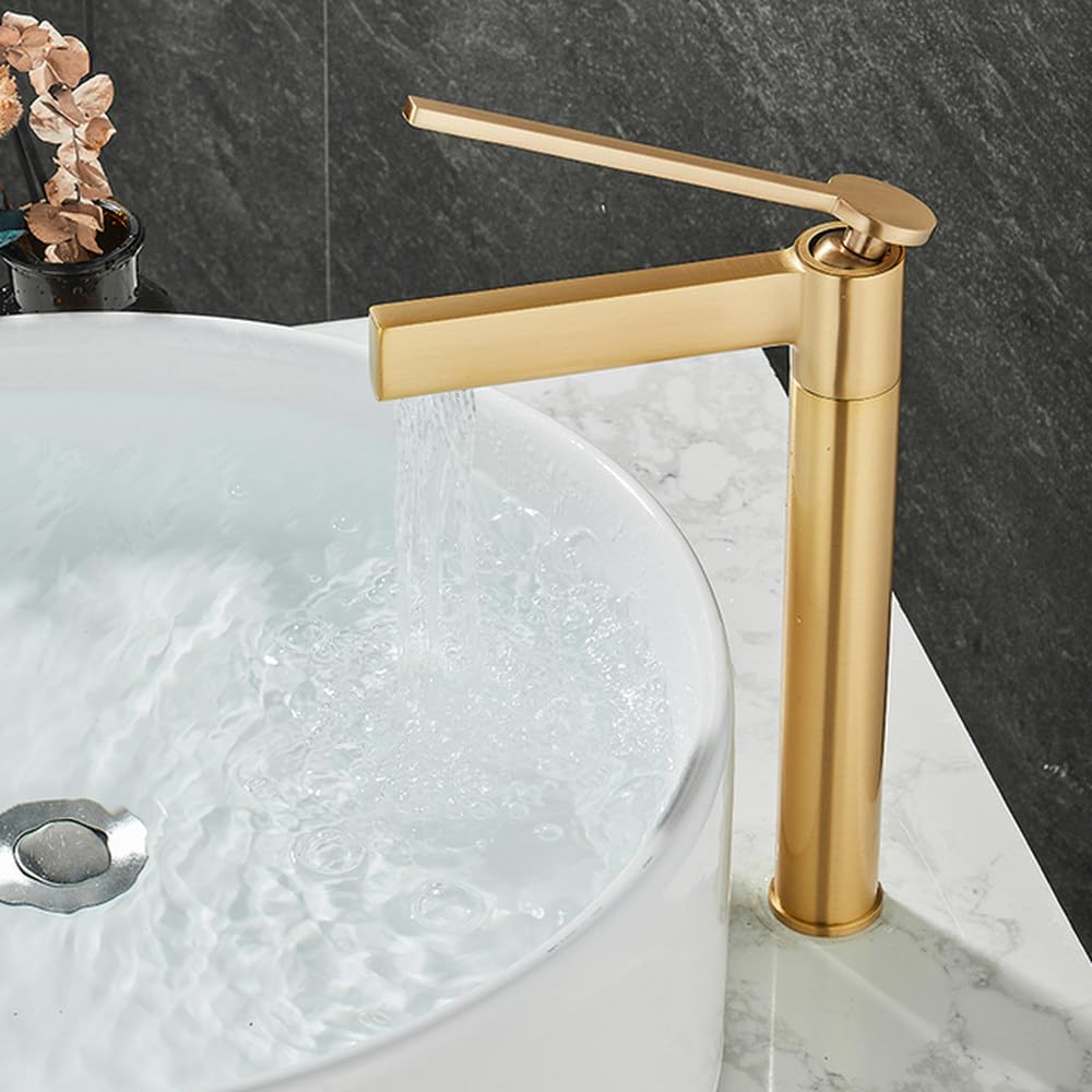 Robinet de salle de bain à cascade pour stopper les éclaboussures