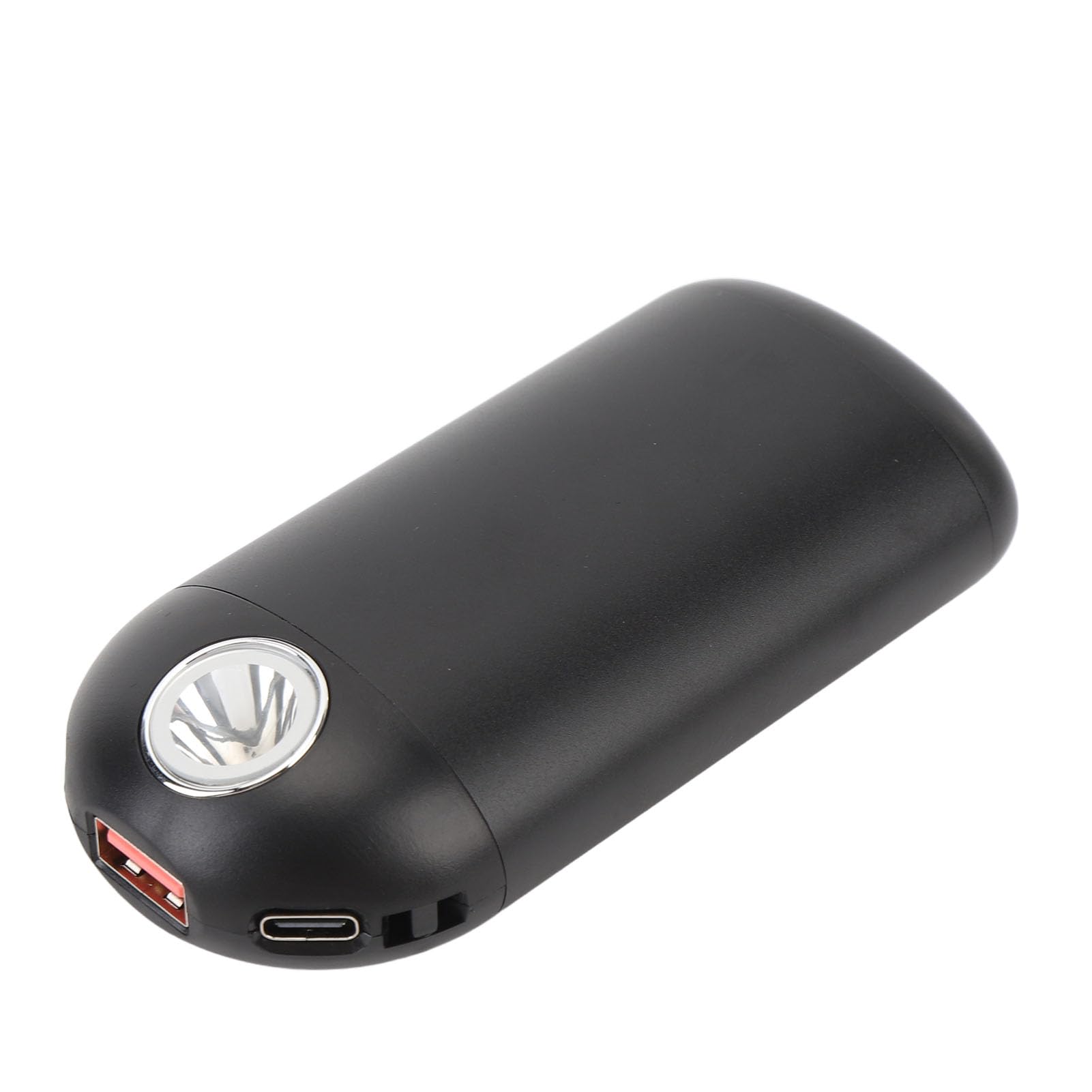 Chauffe-Mains Rechargeable USB 5000 MAh avec Lampe de Poche pour la Randonnée, Chauffage de Poche Multifonctionnel, Matériau Antidéflagrant