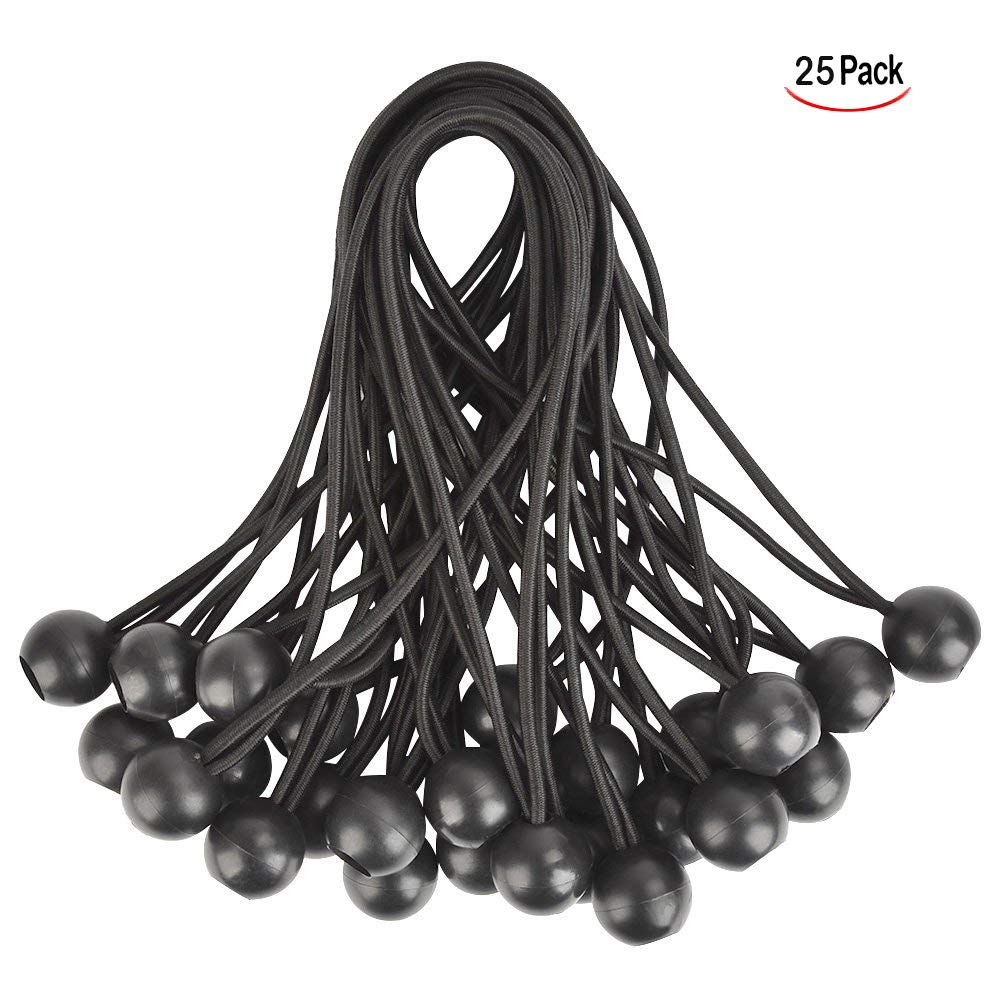 Image secondaire de LHKJ Tendeurs à Boule Usage Universe-Planifier Caoutchouc pour Attacher des Bannières,Tendeur en Caoutchouc