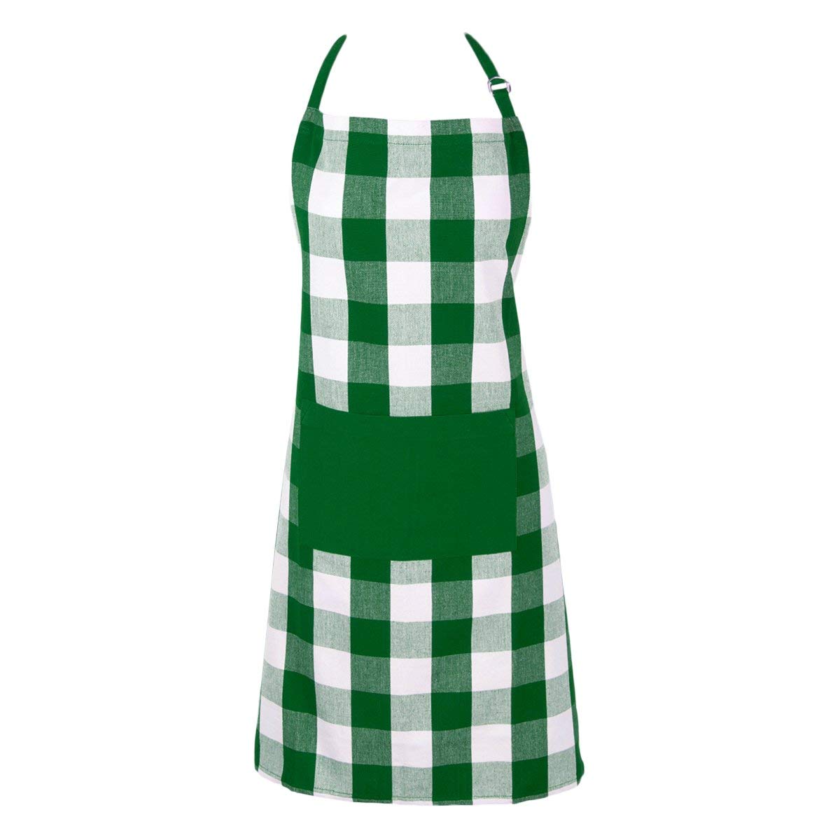 DII Unisex Buffalo Check Kitchen Collection, Classic Farmhouse Chef Apron, One Size