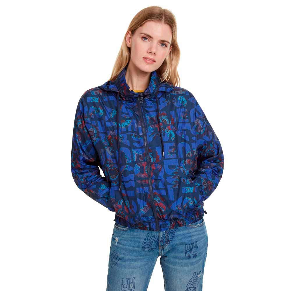 Desigual 19wwewal500040 Vestes, Bleu, Taille L Femme