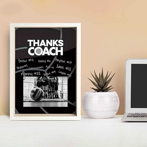 Miniatura 5 de ChalkTalkSPORTS Marco de fotos Premier Voleibol  Gracias Coach