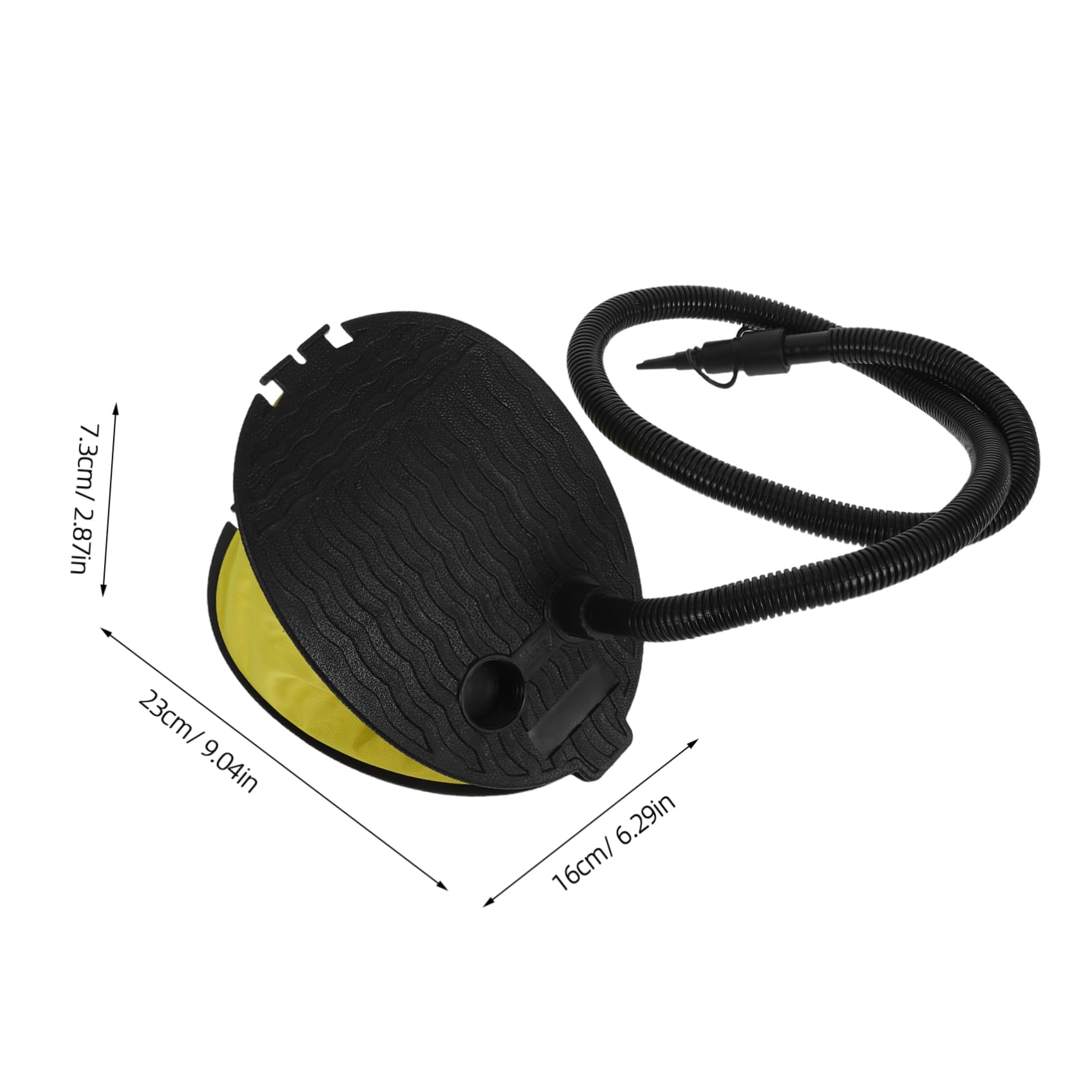 PRETYZOOM 2 Stück Fußpumpe Blasebalg Luftpumpe Aufblasbar Adapter Schnell Luftbett Isomatte Campingmatte Outdoor Zubehör Fußbedienung Kompakt