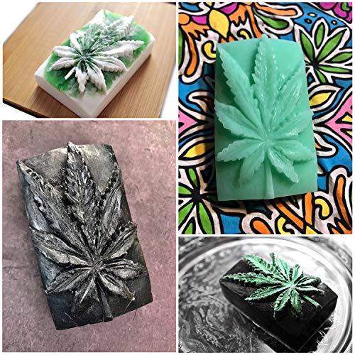 Fewo Pot Leaf Silicone Mold for Handmade Bar Soap Cannabis Leaf Hash Weed Hemp Bath Bomb Lotion Bar Mould (5oz) 7 Fewo Pot Leaf Silicone Mold for Handmade Bar Soap Cannabis Leaf Hash Weed Hemp Bath Bomb Lotion Bar Mould (5oz) - Image 8