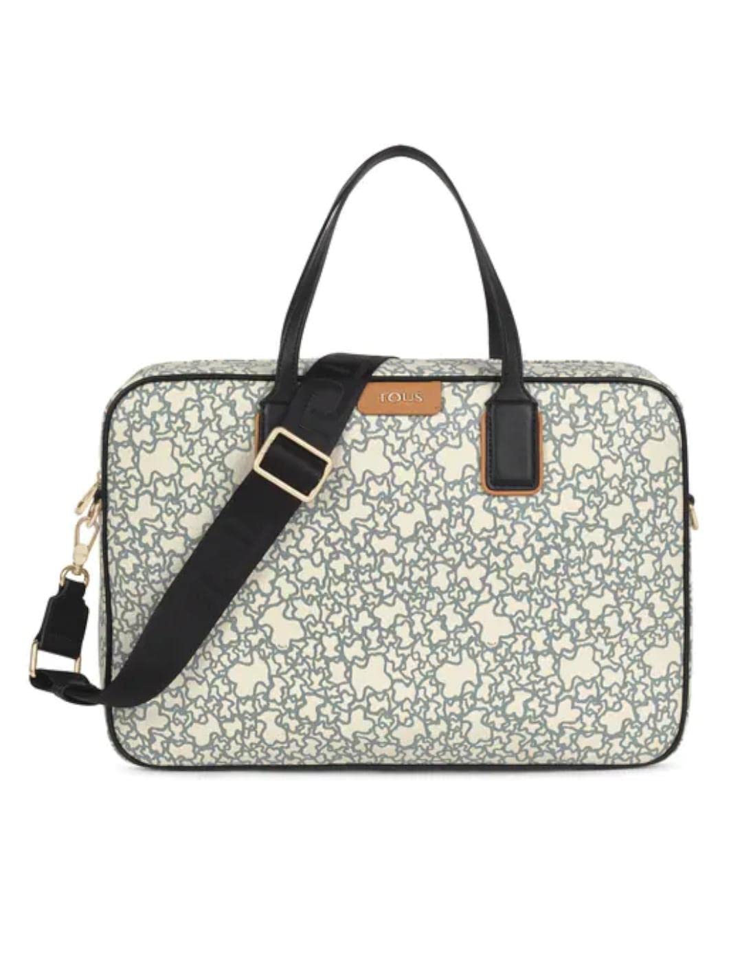 TOUS Maletin Kaos Mini beige y negro