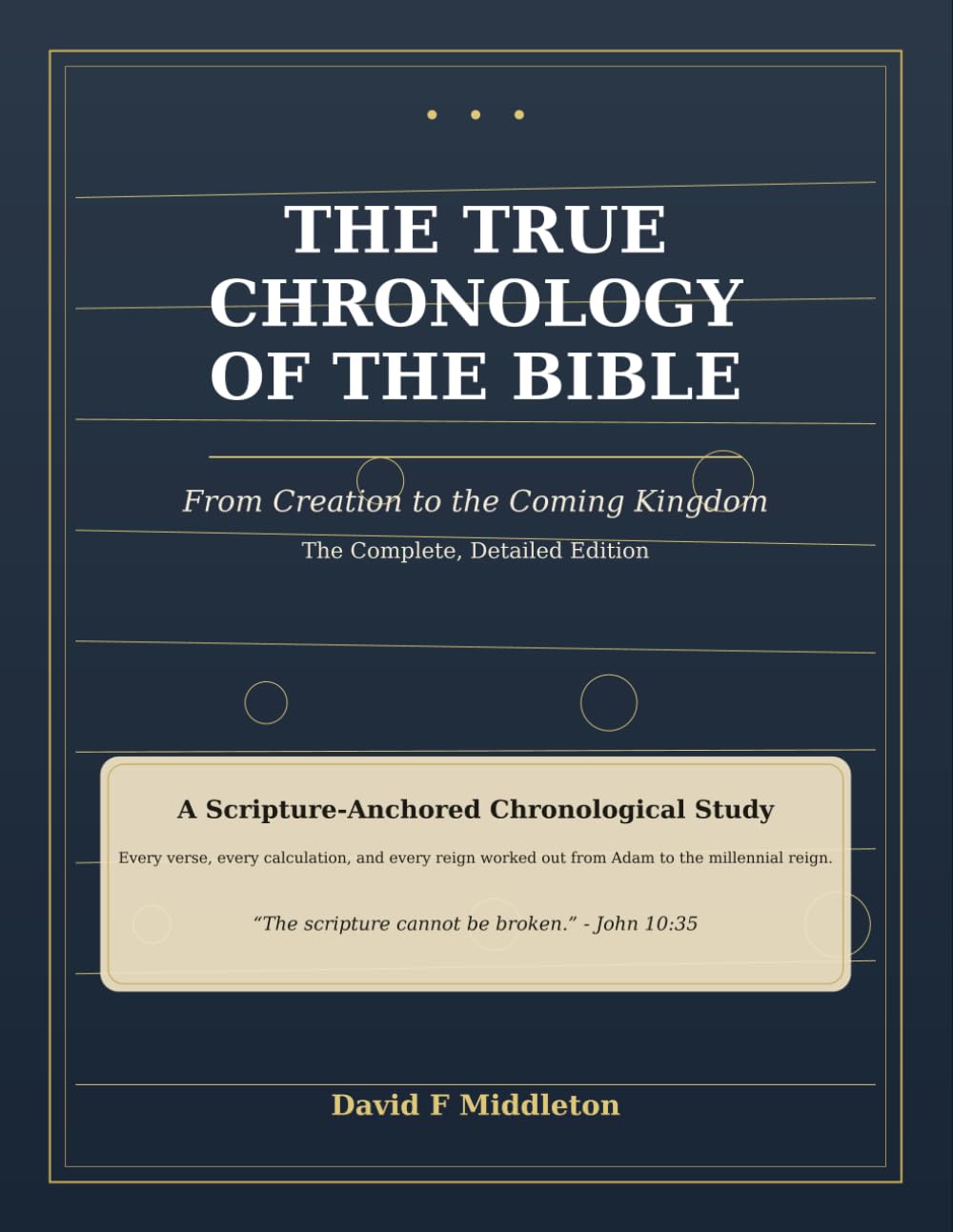 The True Chronology of the Bible