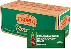 Molho de Pimenta Cepêra Sachê 5g Caixa C/ 175 Unidades