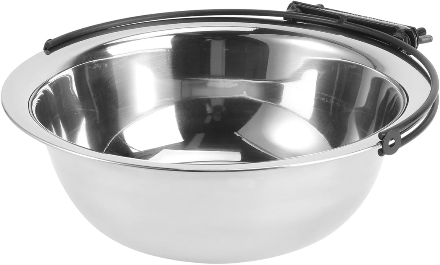GANAZONO Hanging Cage Bowl for Canines Pet Feeding Bowl Stainless Metal Secure Handy