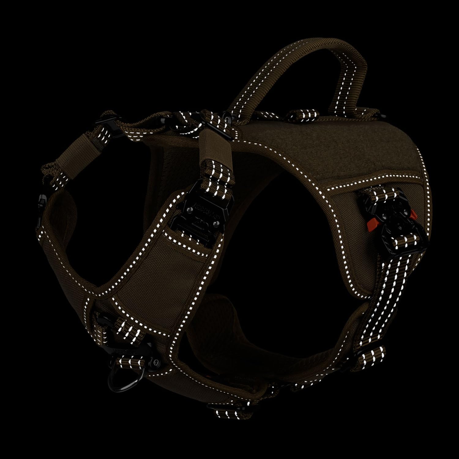 ICEFANG GN8 QuickMoving Tactical Dog Harness with Handle,Reflective in