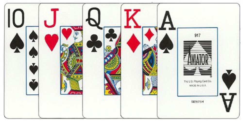 12 Decks Aviator Cards Red/Blue - Poker Size, Jumbo Index