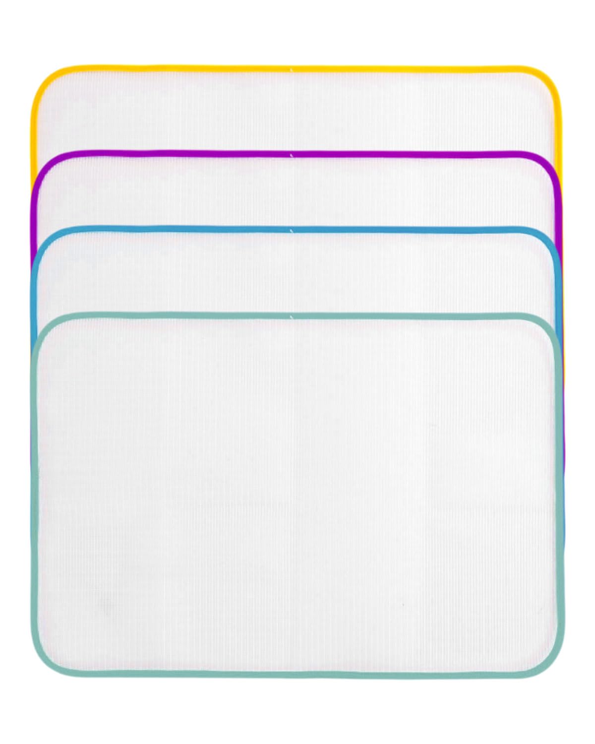 4 Piezas Alfombra de Malla para Planchar,Protege Tejidos Sensibles,Tela de Malla para Planchar,Manta de Tela para Planchar Resistente al Calor hasta 200°C,Apta para Plancha de Vapor 40 * 60cm