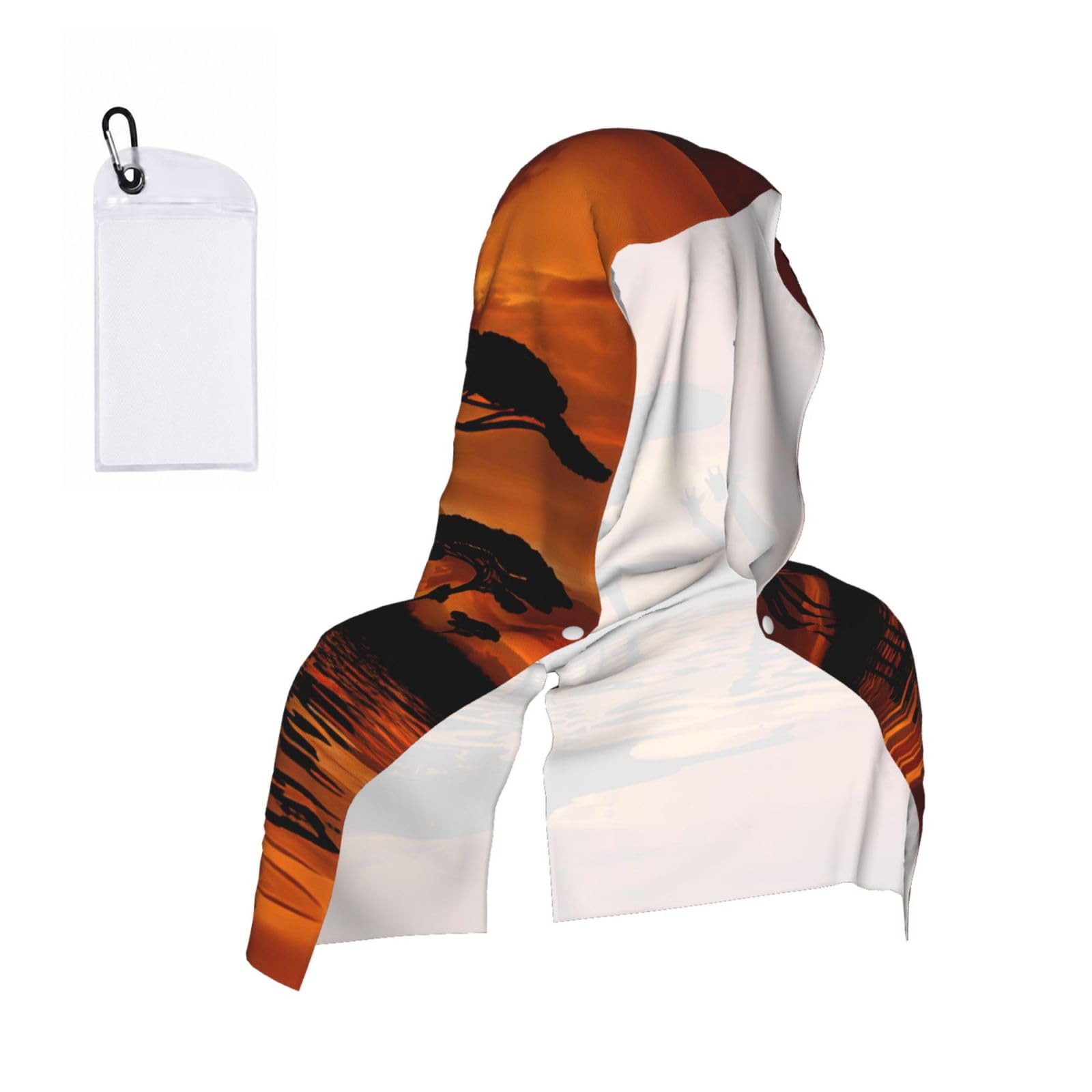 ZYJHYY Africa Giraffe Majestic Tree Print Unisex Swimming Towel Practical Camping Towel Skin-Friendly Cooling Towel For Workout Training