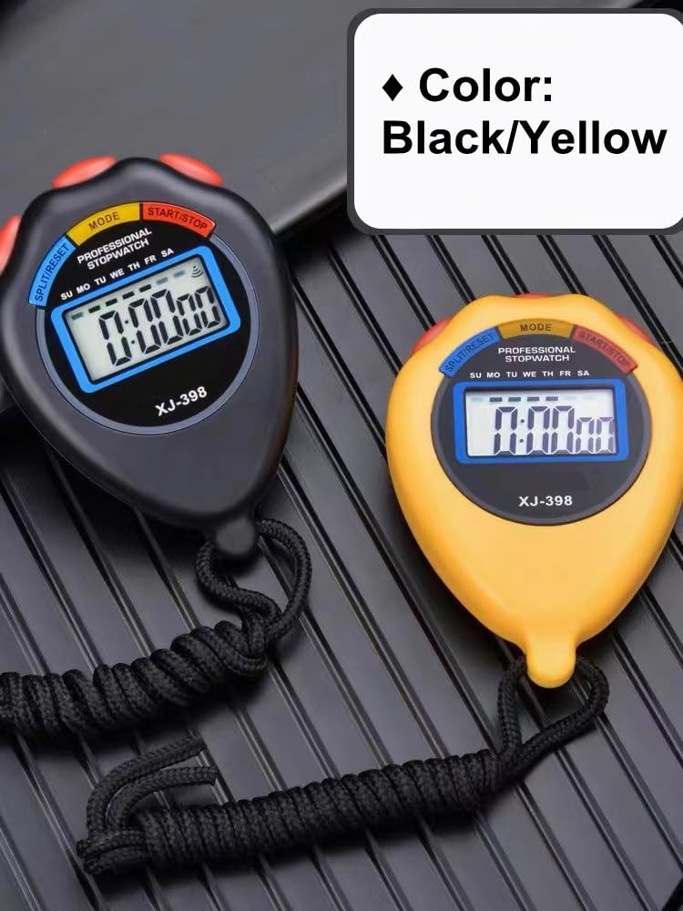 Stopwatch Multi- Function Electronic Digital Stopwatch Timer Portable ...