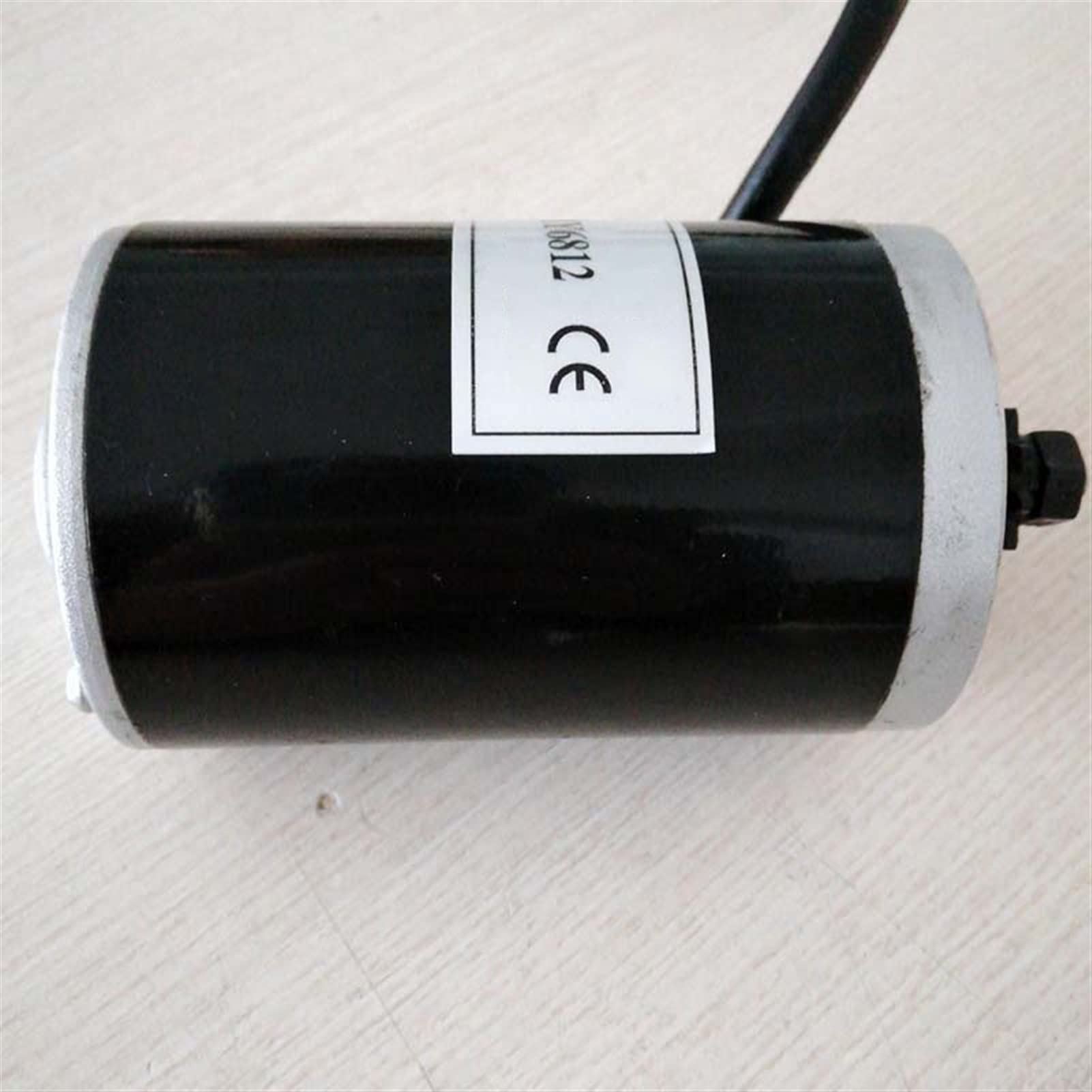 MY6812 Hochgeschwindigkeitsmotor, 150W 120W 100W 12V/24V 2500U/min Kleiner Bürstenmotor für Scooter, Gleichstrommotor mit Ritzel Mini Präzision:MY6812 100W, Spannung:12V (Co