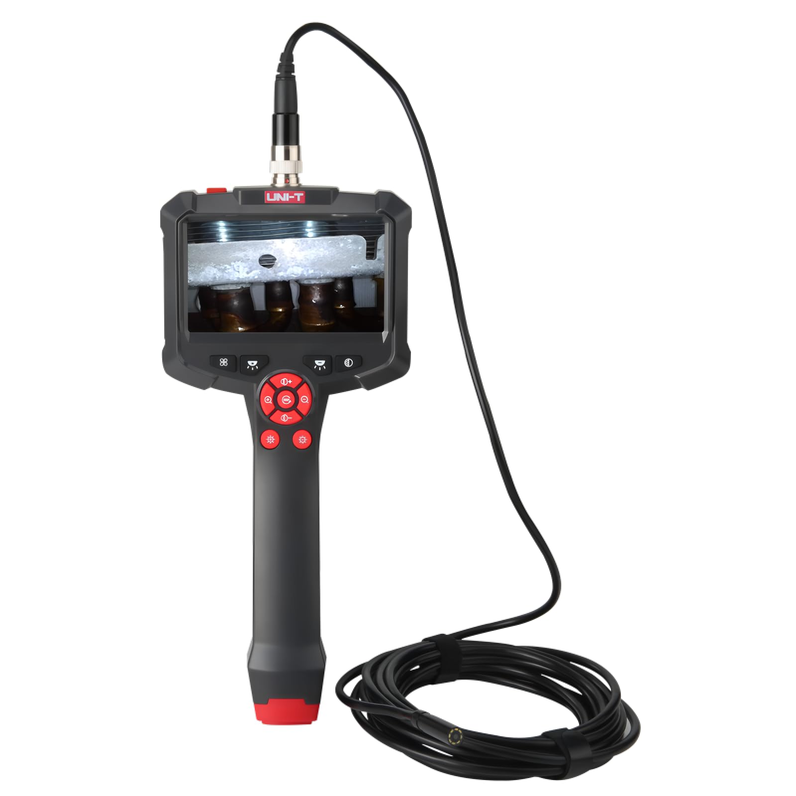UNI-T UT665P 1M/5M/10M Industrial Endoscope Camera 4.3inch IPS IP67 Waterproof HD 920P 8mm Lens Pipe Sewer Inspection Camera Borescope(UT665P 10M)-image-37