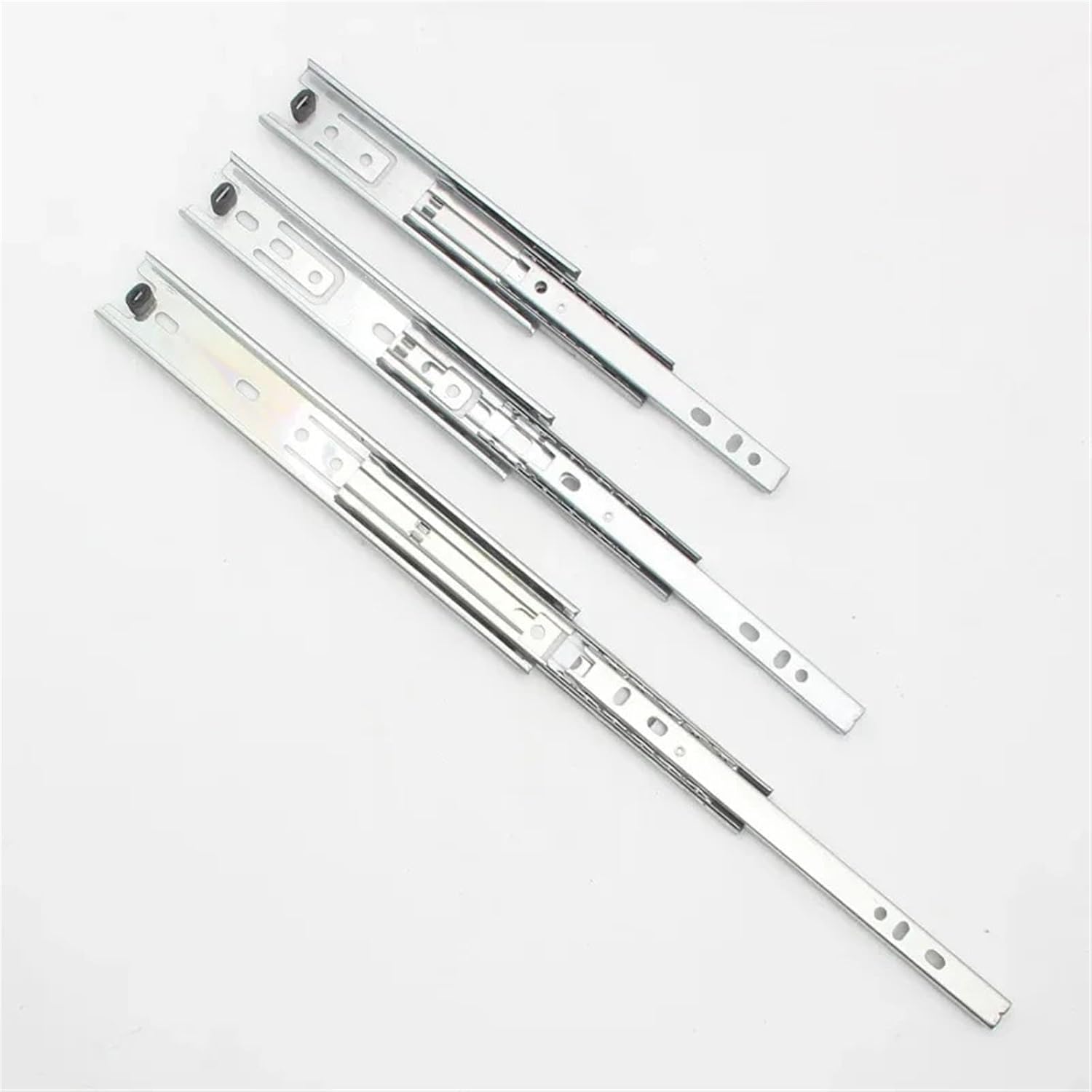 Drawer Track, Drawer Slide, Three Rail Drawer, Guide Rail, Slide Rail, Furniture Hardware Fittings, slipway(10 inhc 25cm)