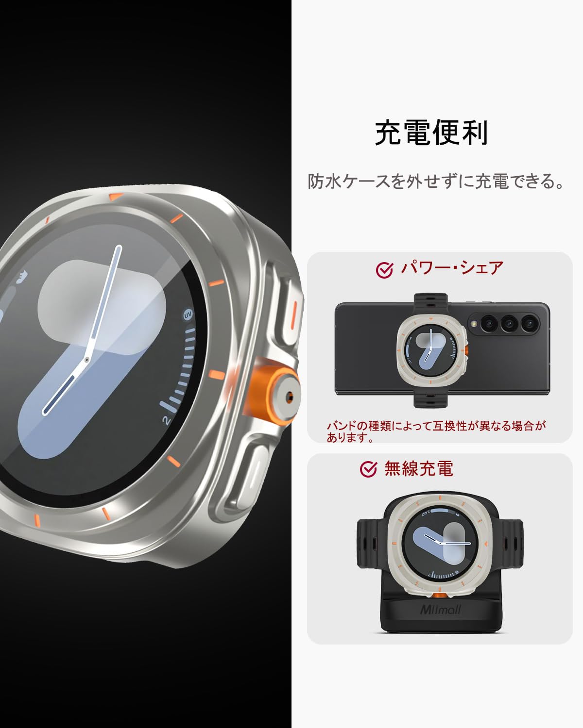 Amazon.co.jp: Miimall for Galaxy Watch 7 44mm カバーガラスフィルム 
