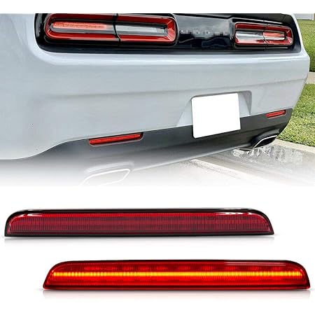 Aazon.co: NSLUO LED Rear Buper Reflector Lights For 2010-2013 B-W X5 E70 LCI W/o Sprots - Foto 4