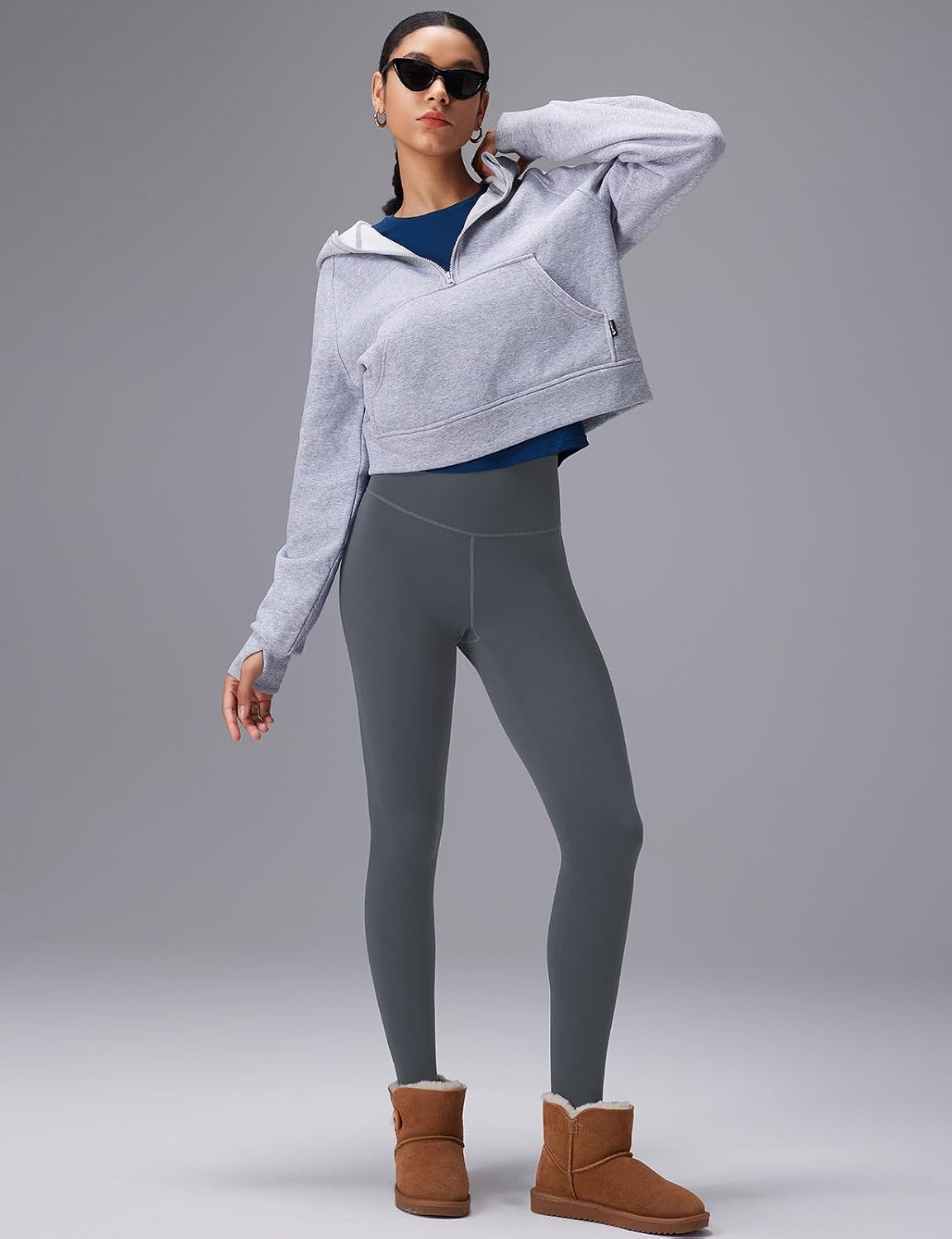 baleaf Freeleaf Broadway High Waisted Leggings with Pockets, 25" Dance Yoga Workout Legging for Women Soft Athletic Pants