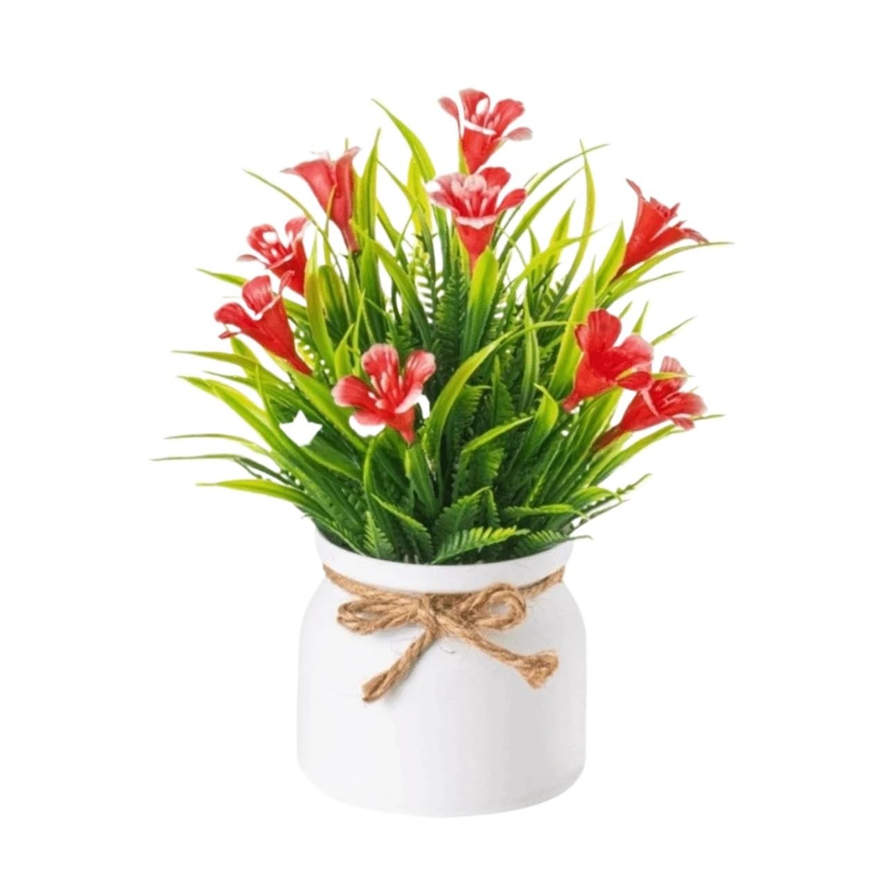 MZSKLW Small Artificial Plants Fake Potted Flowers Bonsai Plant