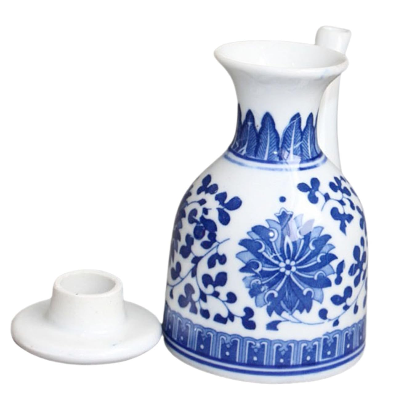 Alipis Bottle Soy Sauce Porcelain Dispenser Condiment Sauce Jar Multi-use Seasoning Pot Ceramic Vinegar Bottle