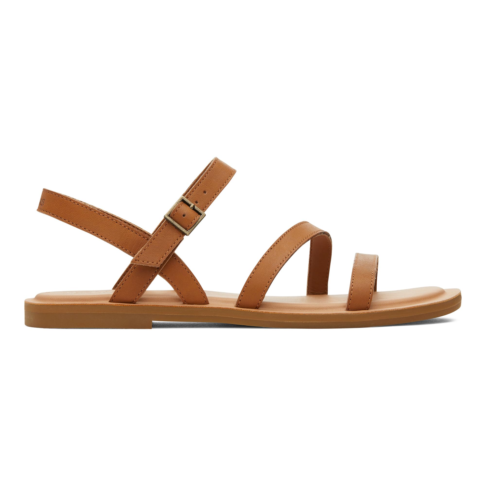 TOMS Women's Kira Sandal, Leather Upper