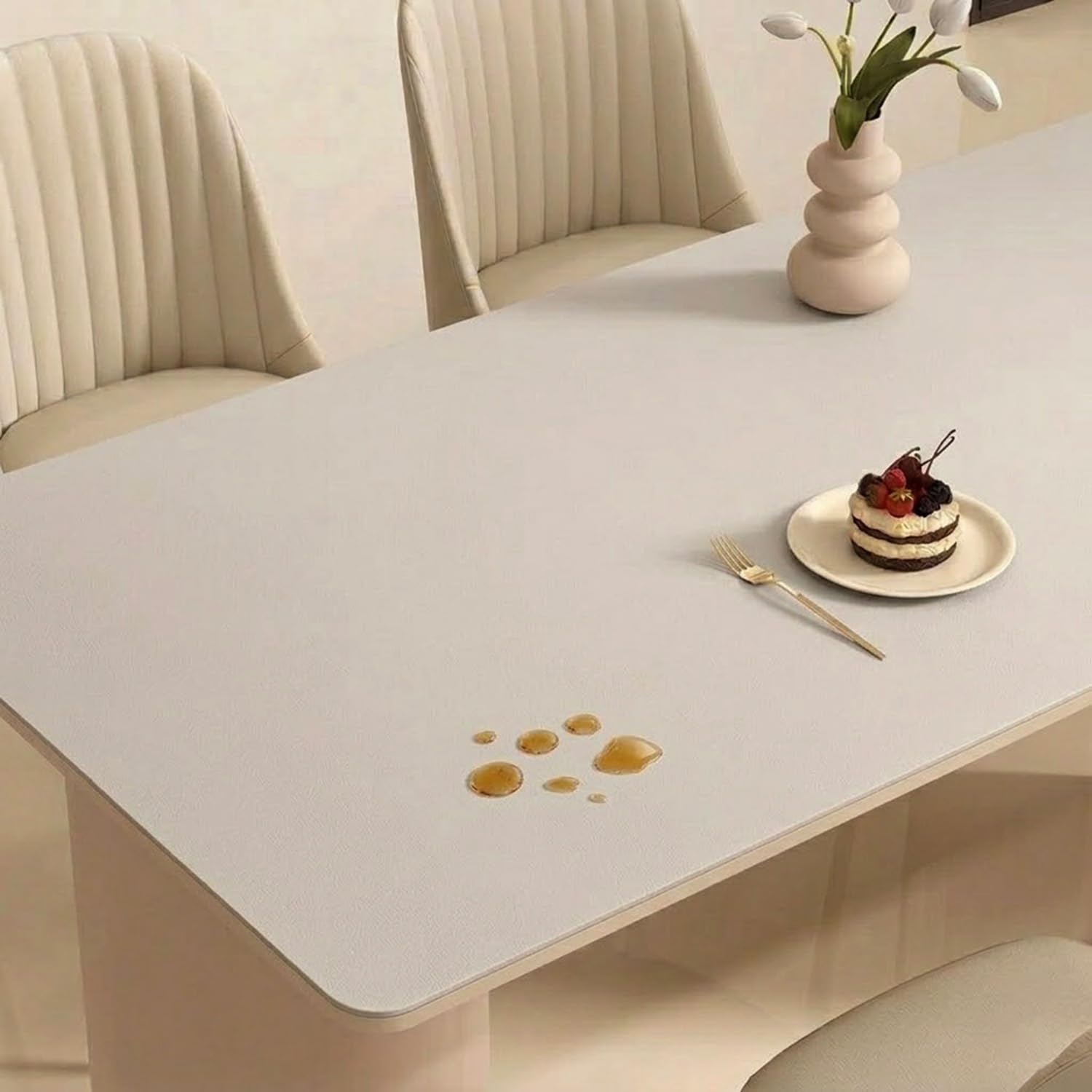 Tapis de Protection Silicone Plan de Travail Nappe imperméable et résistante à l'huile Antidérapant Résistant à la Chaleur pour Cuisine Multi-Tailles Personnalisable(Gris,80x150cm)