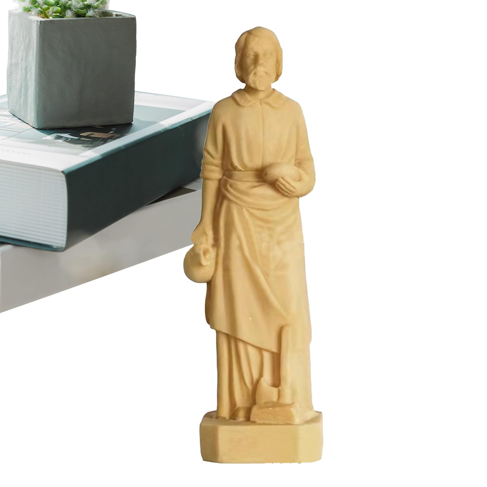 Religijna statua ?w. Józefa, statua ?w. Józefa do sprzeda?y domu - R?cznie malowana figurka z ?ywicy domu,Figurka z ?ywicy, rzemios?a, elegancki wystrój salonu, poprawia dekoracje