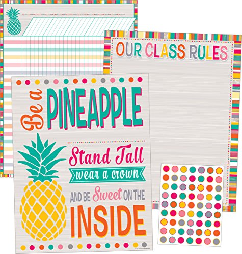 Tropical Punch Classroom Essentials Chart Pack