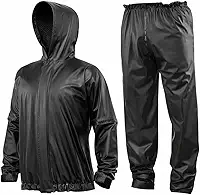Capa de Chuva Impermeável com Capuz para Motoboy e Motociclista em PVC Reforçado – Conjunto Jaqueta e Calça para Delivery e Chuva Forte
