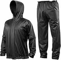 Capa de Chuva Impermeável com Capuz para Motoboy e Motociclista em PVC Reforçado – Conjunto Jaqueta e Calça para Delivery e Chuva Forte