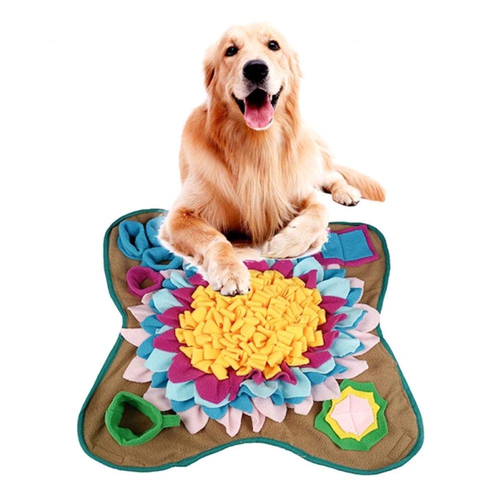 Trainingspads Für Hunde 50X50cm Haustier Hund Schnupftabak Matte Nase Geruch Training Schnüffelkissen Langsame FütterungsschaleStressabbau Waschbare Futtermatte 2St