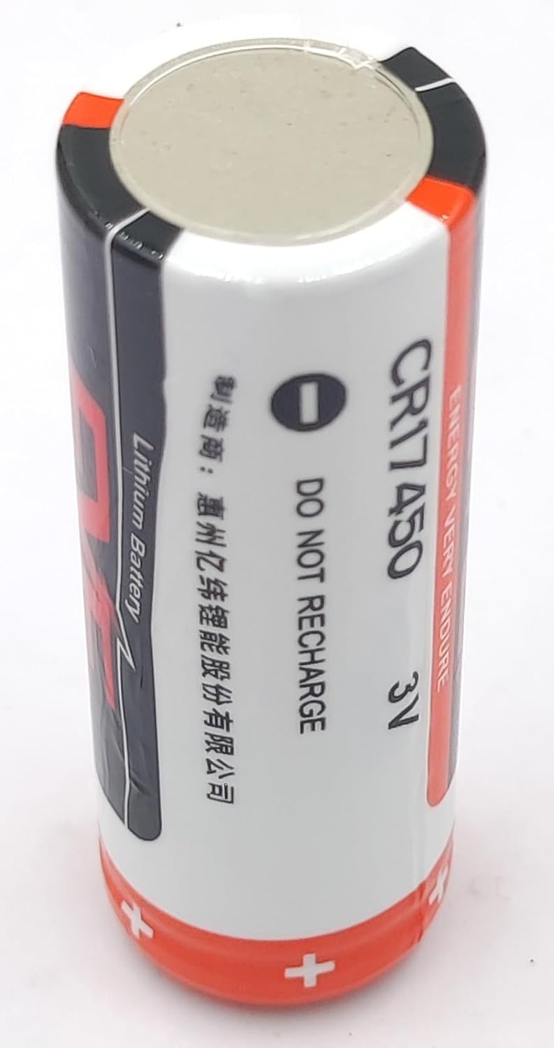 (Pack of 15) 3V 2400mAh CR17450 Lithium Battery for EVE CR17450 PLC Industrial Control Battery Non-Rechargeable