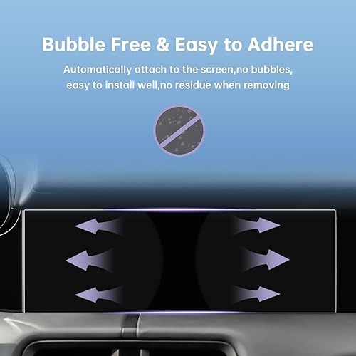 Miniatura 7 de LUWU 2020-2025 Porcshe Taycan - Protector de pantalla de navegación Taycan 2024, plástico TPU, antiarañazos, película protectora para pantalla